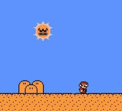 Super Mario Bros 3: World 2-Quick Sand — accordion sprout